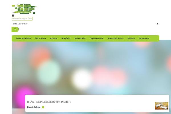 Electro theme site design template sample