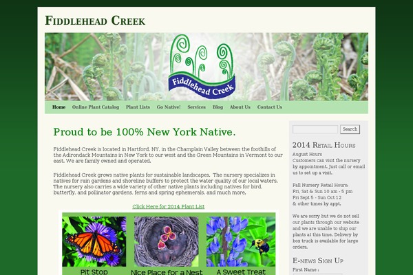 fiddleheadcreek.com site used Weaver