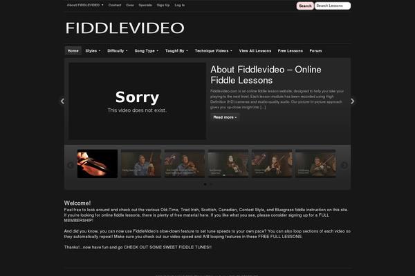 Videozoom theme site design template sample