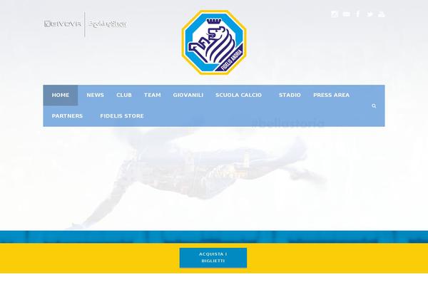 Site using Goodlayers-soccer plugin