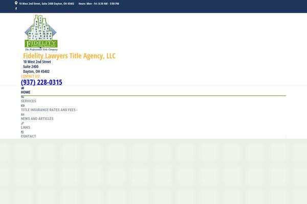 The7 theme site design template sample