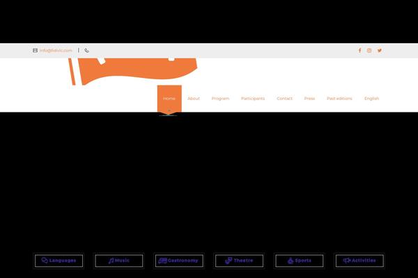 Site using Designthemes-university-addon plugin