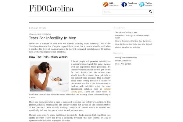 fidocarolina.org site used Bellus
