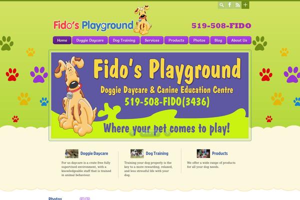 Happy Kids theme site design template sample