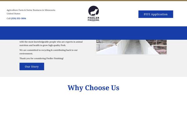 Bridge Child theme site design template sample