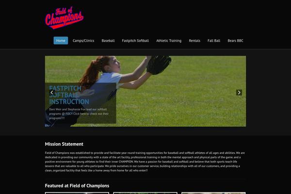 Simplicity theme site design template sample