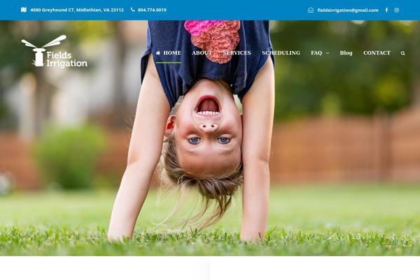 Financity theme site design template sample