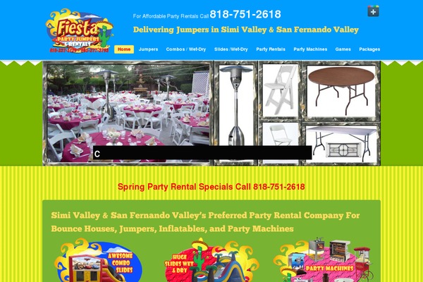 Promotion theme site design template sample
