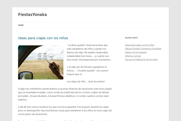 WordPress website example screenshot