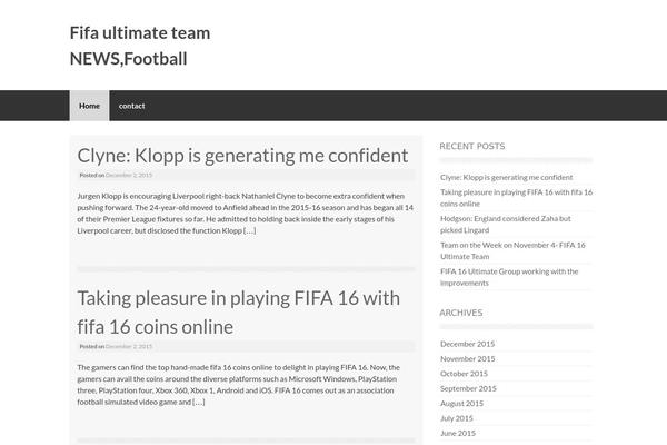 Pluto theme site design template sample