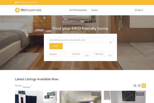 Site using Realteo plugin