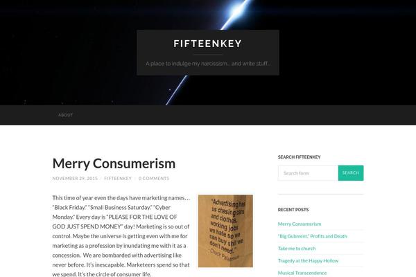 Hemingway theme site design template sample