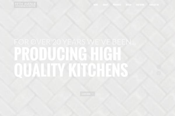 North theme site design template sample
