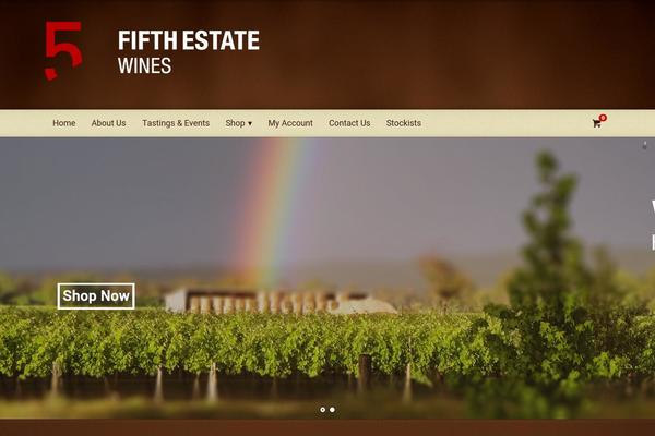 fifthestatewines.com.au site used Agritourismo-theme