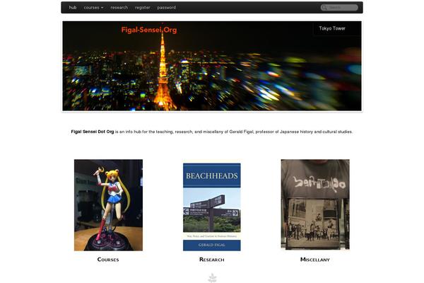 PageLines theme site design template sample