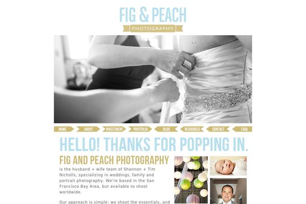 Prophoto4 theme site design template sample