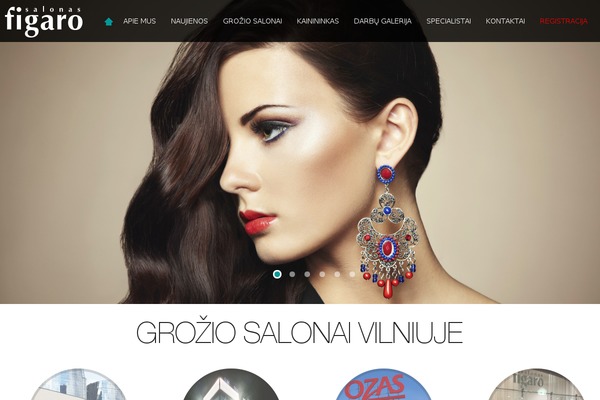 Figaro theme site design template sample