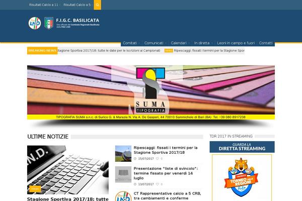 TrendyBlog theme site design template sample