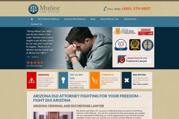 Michael theme site design template sample