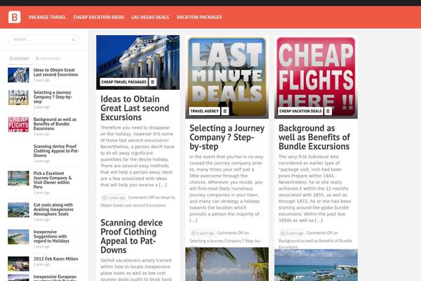 Bayside theme site design template sample