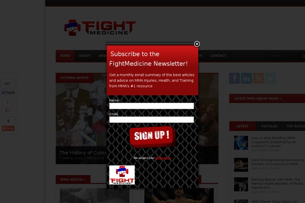 Fearless theme site design template sample