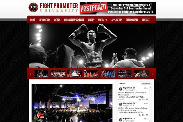 fightpromoteruniversity.com site used Fpu