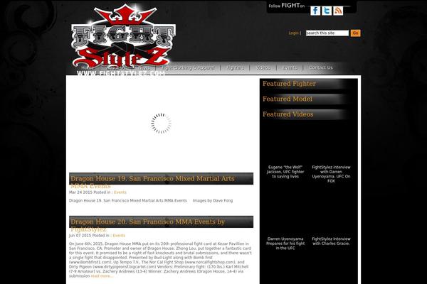 fightstylez.com site used Mma
