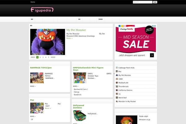 Gadget theme site design template sample