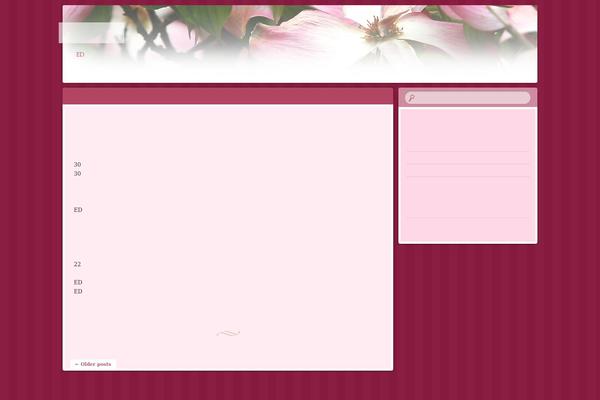 Bouquet theme site design template sample