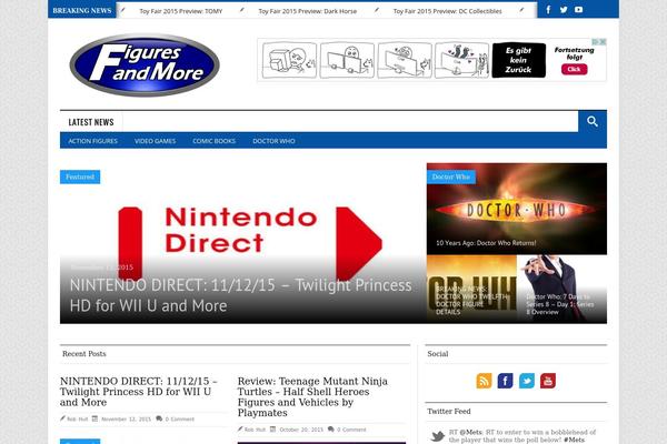 Silver_mag_pro theme site design template sample