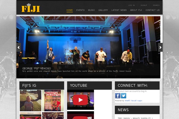 Rockit theme site design template sample