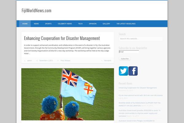 Pinboard Child theme site design template sample