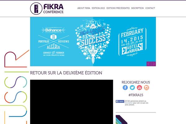 fikraevent.com site used Fikra