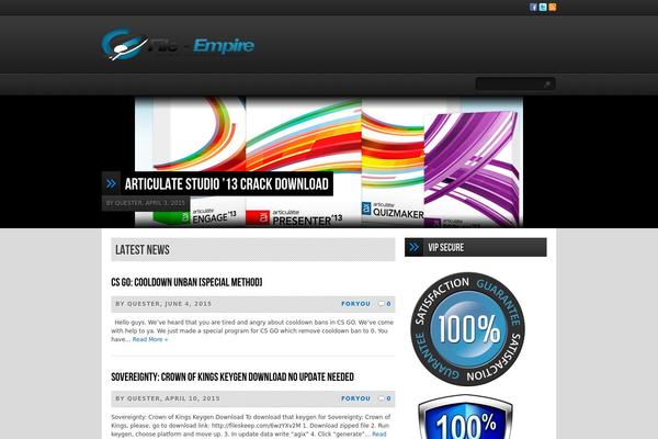 LeetPress theme site design template sample