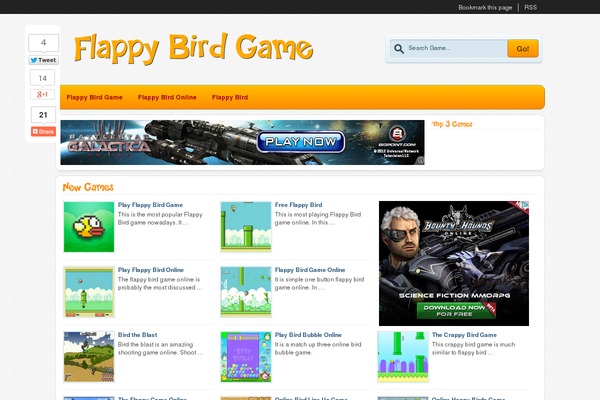 Durus theme site design template sample
