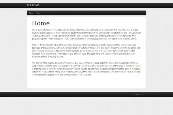 filebomb.com site used Mindstream