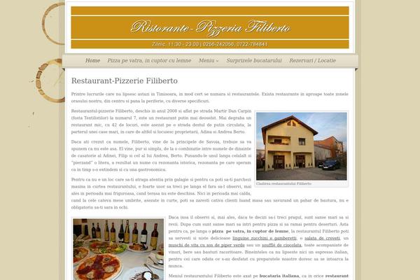 Organic_restaurant_creme theme site design template sample