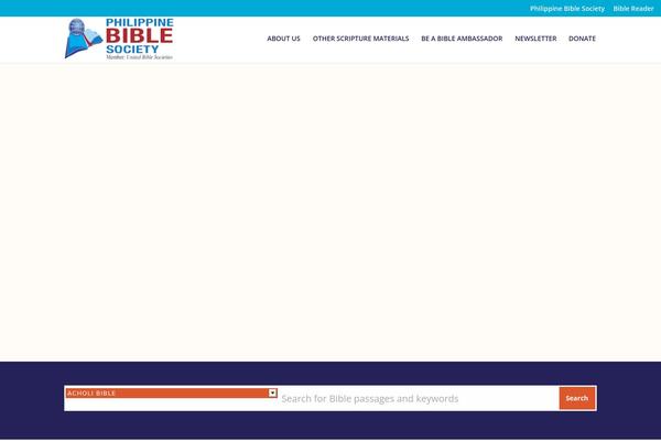 Site using Ubs-bible-reader-scripture plugin