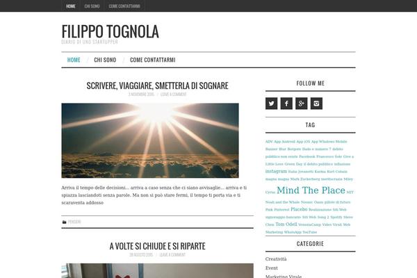 Fashionista theme site design template sample