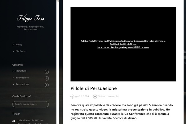 Journal theme site design template sample