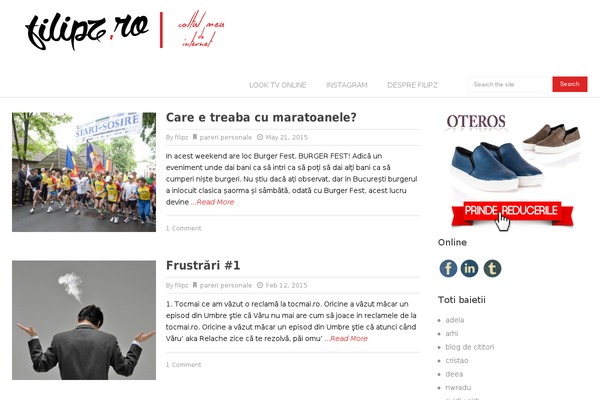 Spike theme site design template sample