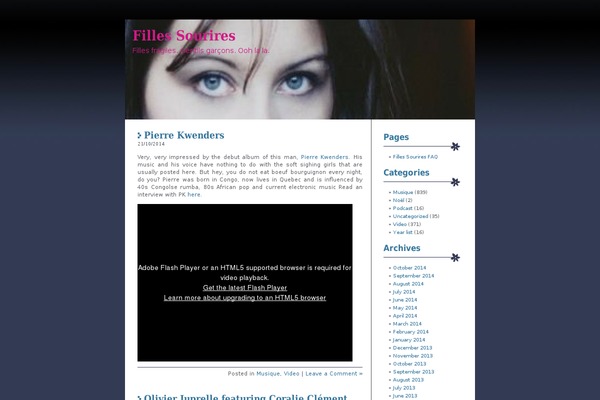 fillessourires.com site used Wpex-blogger