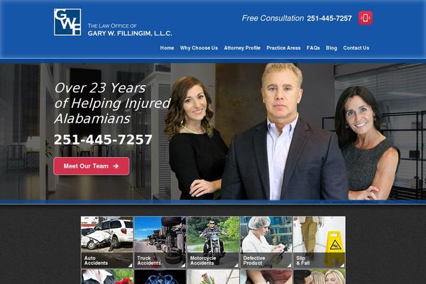 Site using Free Website Forms plugin