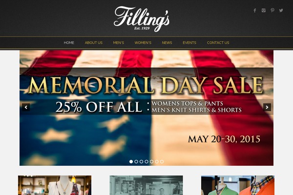 fillingsclothing.com site used Fillings