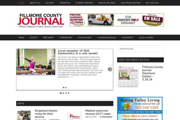 Magazine Pro theme site design template sample