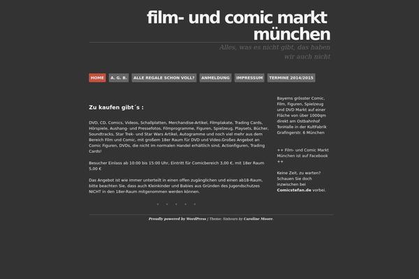 Sixhours theme site design template sample