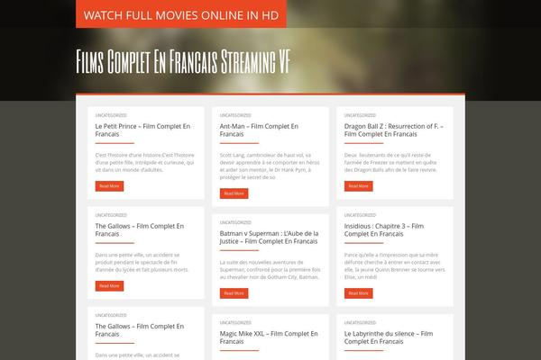 Garvan theme site design template sample