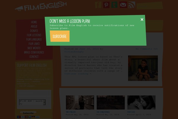 Site using FitVids for WordPress plugin