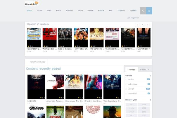 Grifus theme site design template sample