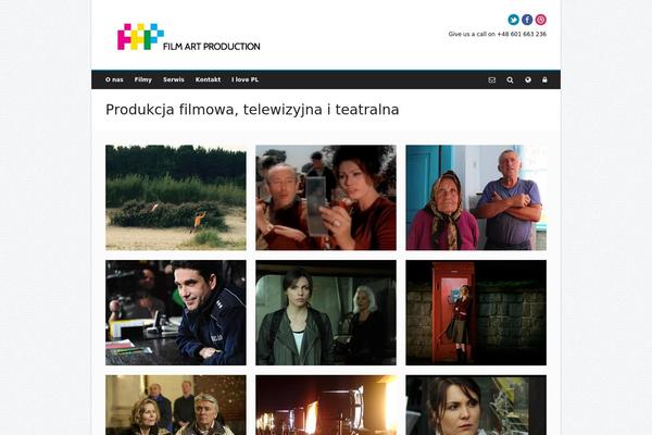 Pinpoint Child theme site design template sample